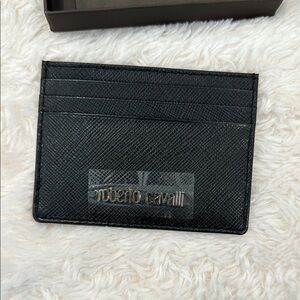 Roberto Cavalli Black Card Holder